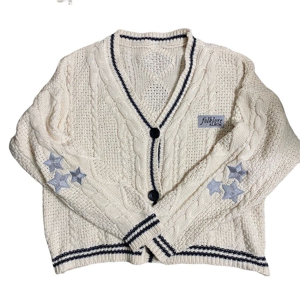 Taylor Swift Cardigan Folklore Album XL/2XL